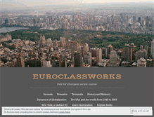 Tablet Screenshot of euroclassworks.com